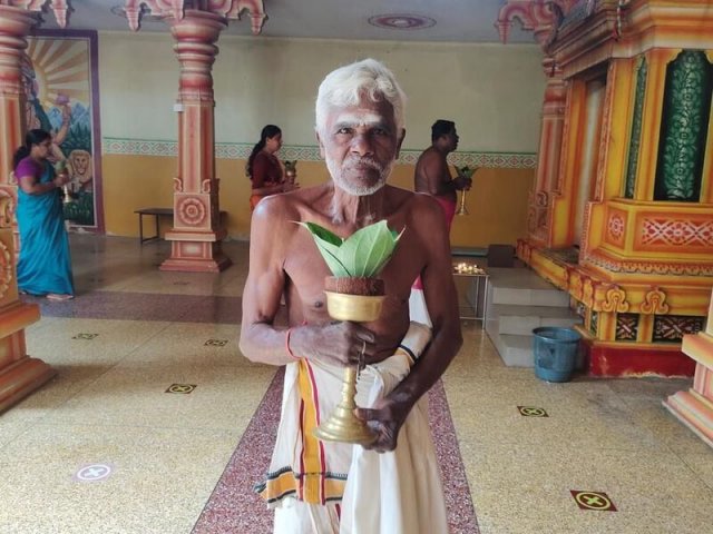 Special prayer in Kandasamy Temple for Elders Day-12.10.2022